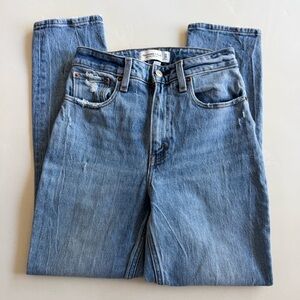 Abercrombie High Rise Mom Jean 24